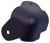 Black Heavy Duty Metal Corner With Wrap Around Lip. Dimensions 1.5x 22x 36mm