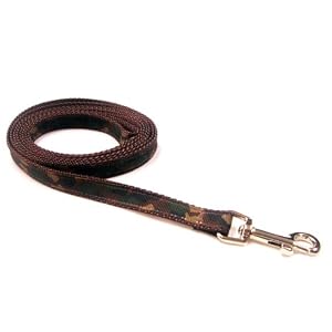 Xsmall Camouflage Dog Leash - Nylon Webbing: 1/2