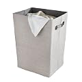 WENKO 2430015100 W�schesammler Cool Grey - faltbar, 40 x 53 x 30 cm, hellgrau