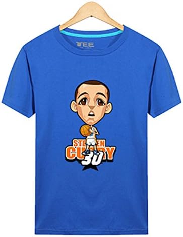 Mens Golden State Warriors Stephen Curry Player T Shirt Carton Blue