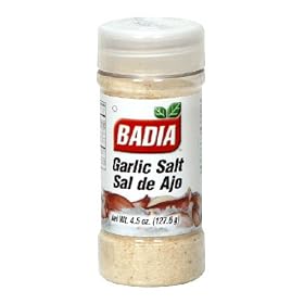 Badia, Garlic Salt, 4.5-Ounce (12 Pack) by Badia
