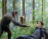 Signed Rise of The Planet of The Apes (James Franco / Andy Serkis) 8x10 Photo By James Franco and Andy Serkis Photo