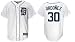 Ordonez #30 Detroit Tigers Majestic Replica Home Jersey - X-Large