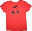 Emily the Strange juniors women's Cherry Cats Shirt Red