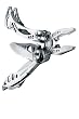 LEATHERMAN 830847 MULTI TOOL, SKELETOOL, STAINLESS,