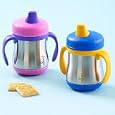 Foogo by Thermos Leak-Proof SS 7 oz Sippy Cup with Handle in Blue