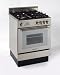 Elba Pro 24 Inch Self Cleaning Dual Fuel Range - Stainless Steel