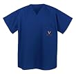 UVA Logo University of Virginia Scrubs Top Shirt-Size LG- For HIM or HER -Officially Licensed NCAA College Logo Apparel For HIM or HER - DRAWSTRING Waist -Officially Licensed NCAA College Logo Apparel SEARCH BROAD BAY SCRUB FOR OTHER College Logo Apparel