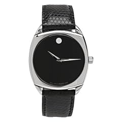 Movado MUSEUM Automatic Edelstahl mit Lederband Herrenuhr 0605319