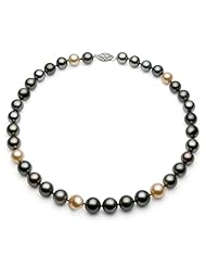 PremiumPearl 12-14mm Multicolor Tahitian and South Sea Pearl Necklace AA Quality
