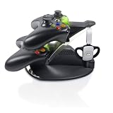 Xbox 360 Energizer Power and Play Charging System - Black ~ PDP