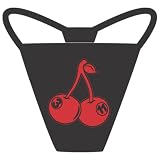 Cherries Thong, Black