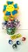 Green Small Metal Easter Pail Wth Supersoft Stuffed Plush Flower , Lindt Premium Filled Chocolate Candies & Bubble Gum Eggs