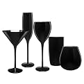 Midnight Black Glassware Collection