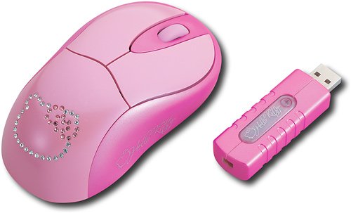 Hello Kitty KT4092 Wireless Mouse with RF Receiver, Plug-and-Play Connectivity