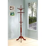 Tobacco Finish Coat Rack By Coaster Furniture