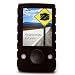 yooZoo Silicone Skin Case for Microsoft Zune 30 30GB with Screen Protector and Workout Armband Midnight Black