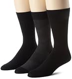 Kenneth Cole Men's Subtle Diamond Dress-Socks, Black, One Size