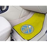 Denver Nuggets Printed Carpet Car Mat 2 Piece Set