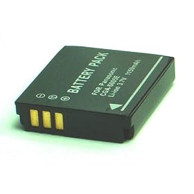 BRAND NEW LI ION RECHARGEABLE BATTERY PACK FOR DIGITAL CAMERA/CAMCORDER MODEL/PART NO: PANASONIC LUMIX DIGITAL CAMERA DMC FX01 A DMC FX8EB A DMC FX50EF K
