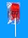 Crystal Beach Amusement Park Halls Original Gourmet Sucker - Cherry