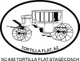 TORTILLA FLAT - STAGECOACH Oval Bumper Sticker