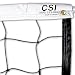 CSI Standard Competition Volleyball Net 32' Long with 40' Top Vinyl Coated Steel Cable