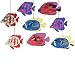 3D Hanging Tropical Foil Fish 8ct