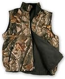 Drift Creek 1400C Realtree Hardwood Camo Reversible Brushed Tricot and Fleece Full Zip Vest - Medium