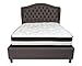 Flash Furniture Full Platform Bed in Dark Gray Fabric