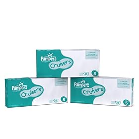 Pampers Cruisers Diapers eBulk Pack Size 5, 168 CountPampers Cruisers Diapers