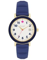 kate spade new york Womens 1YRU0439 Metro Analog Display Japanese Quartz Blue Watch
