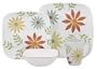 Corelle Square Round 16-Piece Dinnerware Set Happy Days