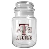 Texas A&M Aggies NCAA 31oz Glass Candy Jar - Primary Logo