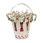 Be Good Holiday Rawhide Basket 33/Pcs