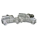 Pewter Landrover Cufflinks