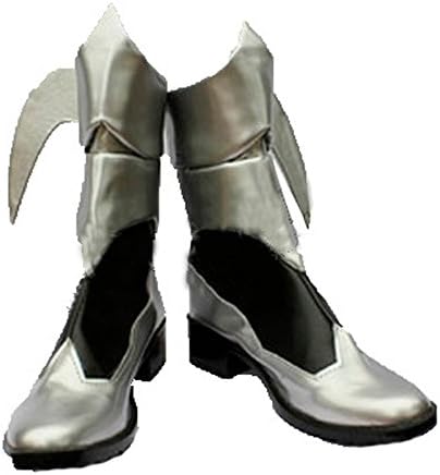 JAPAN COSPLAY KINGDOM HEARTS Birth by Sleep Aqua Silver Shoes 25.5cm Womens