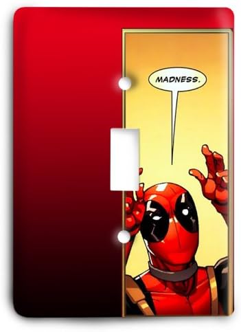 Deadpool Marvel Comics G3 26 Light Switch Cover