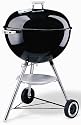 Weber One Touch Silver Charcoal Kettle Black 57cm