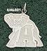 Univ Of Alabama New A Elephant Giant Charm/Pendant -14K/10K, Stainless Steel or Gold Plated