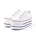 Generic Women's Classic Wedge High Heel Canvas Fashion Sneaker