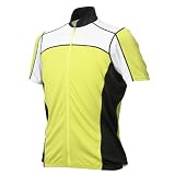Alpine DESIGN 【バイクアパレル】フルジップ半袖ジャージー　ライム