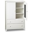 South Shore Furniture, Cotton Candy Collection, Armoire, Pure White
