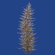 5' Pre-Lit Whimsical Champagne Artificial Laser Christmas Tree - Clear Lights