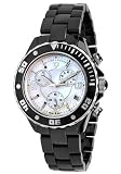 Swiss Legend Men's 30050-BKWSR Karamica Collection Chronograph Black Ceramic Watch