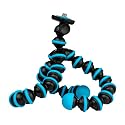 eBigValue Blue 6 Inch Mini Adjustable Tripod for Compact Point and Shoot Digital Cameras