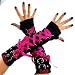 Poizen Armstulpen ORCHID black/pink