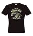 Ethno Designs - Vintage Iron - Mens Hot Rod T-Shirt Old School Rockabilly Retro Style, black, size XL
