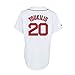 Kevin Youkilis Jersey: Adult 2009 Majestic Home White Replica #20 Boston Red Sox Jersey
