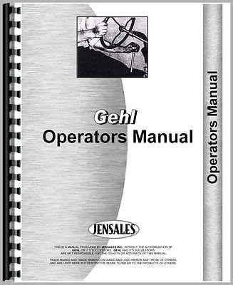 New Gehl 120MX Grinder Mixer Operator Manual